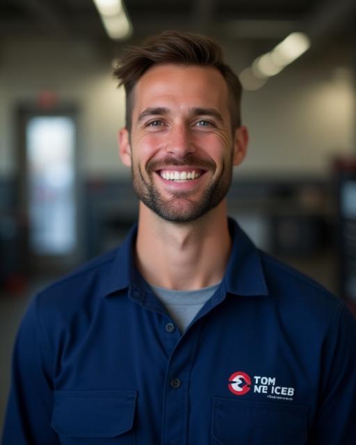 A friendly, certified technician from Tom Reed Enterprises smiling.